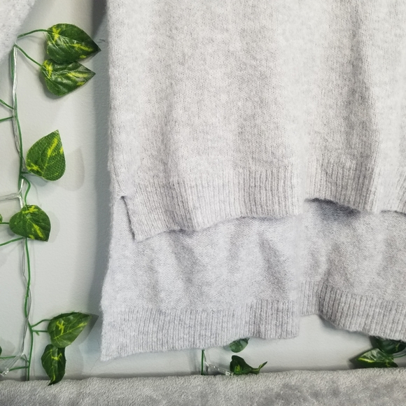 Sundance Cross Stitch Accent Womens Crew Neck SM Hi Low Pullover Sweater - Picture 4 of 9